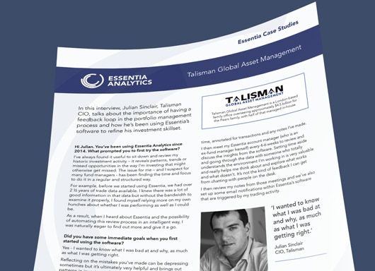 cut-white-paper Essentia Talisman Case Study